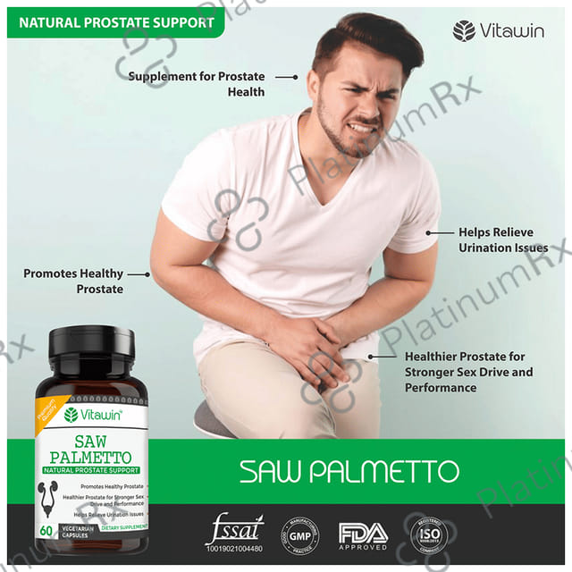 Vitawin Saw Palmetto Vegetarian Capsule