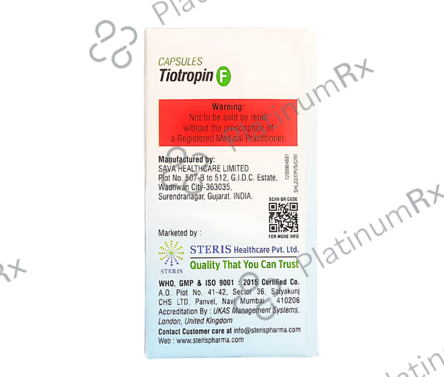 Tiotropin F 12/18mcg Capsule 30s