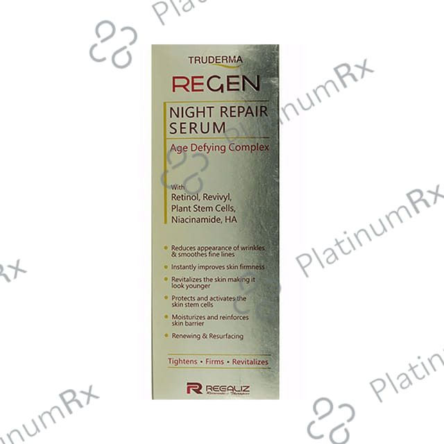 Regaliz Truderma Regen Night Repair Serum 50ml