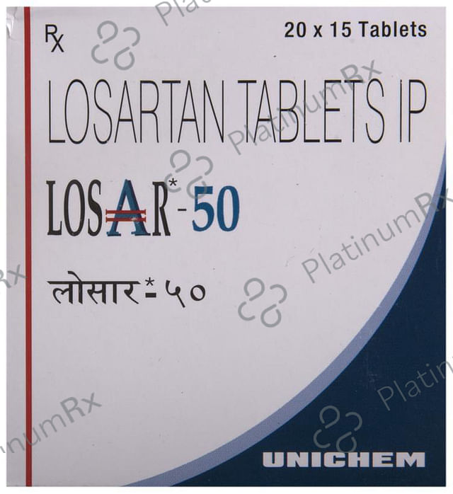 Losar 50mg Tablet 15s