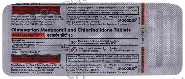 Goodsartan CT 12.5/40mg Tablet 10s