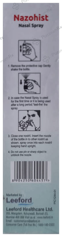 Nazohist 140mcg Nasal Spray 7ml