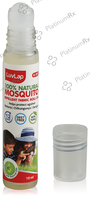 LuvLap 100% Natural Mosquito Repellent Fabric Roll On 10 ml