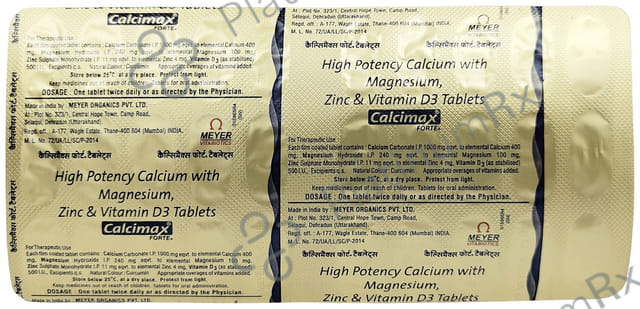 Calcimax Forte Plus Tablet 30s