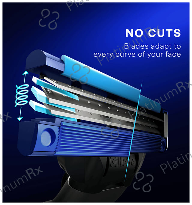 Gillette Mach 3 Razor (Handle + 2 Cartridge) 1s