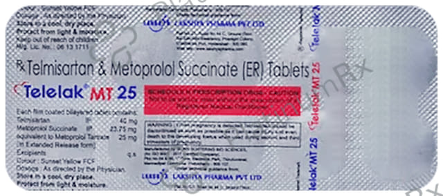 Telelak MT 40mg/25mg Tablet