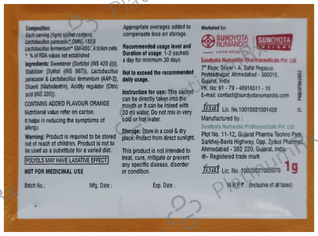 Remune AL Sachet 1X1gm