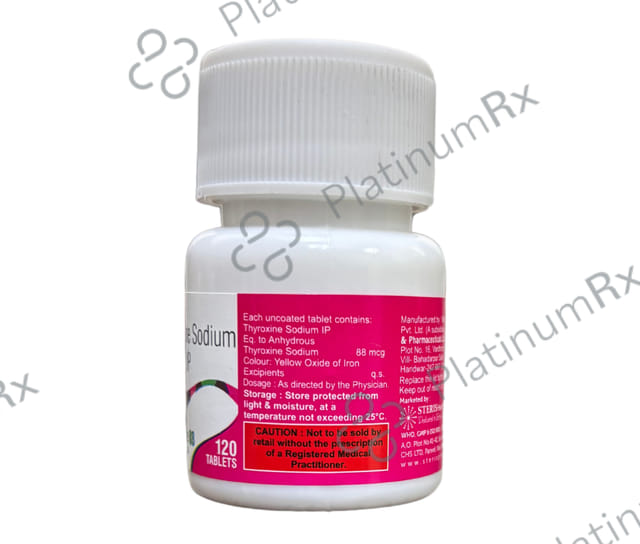 Thyrorise 88mcg Tablet 120