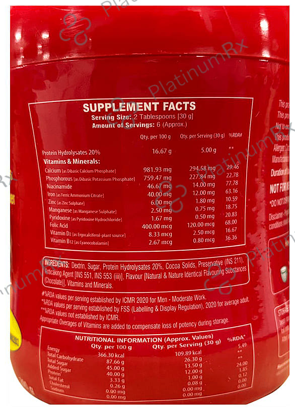 Oxycharge Protein Multivitamins & Minerals Powder