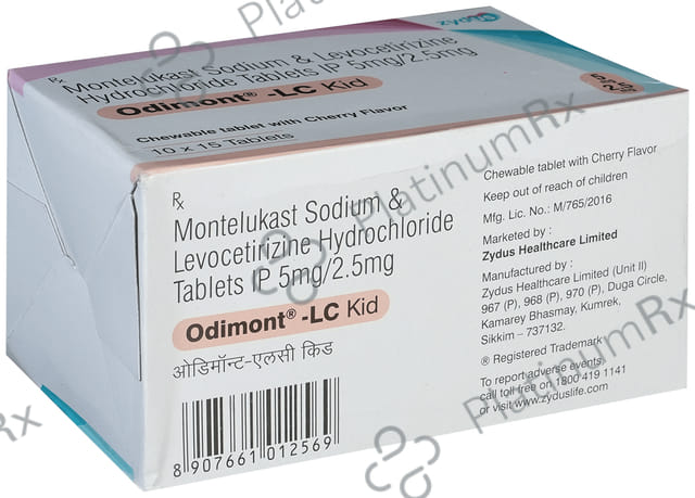 Odimont LC Kid 2.5/5mg Tablet 15s