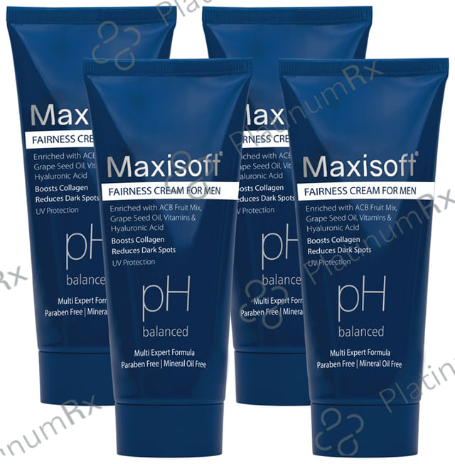 Maxisoft Fairness Cream for Men (50gm Each) 4 Tubes