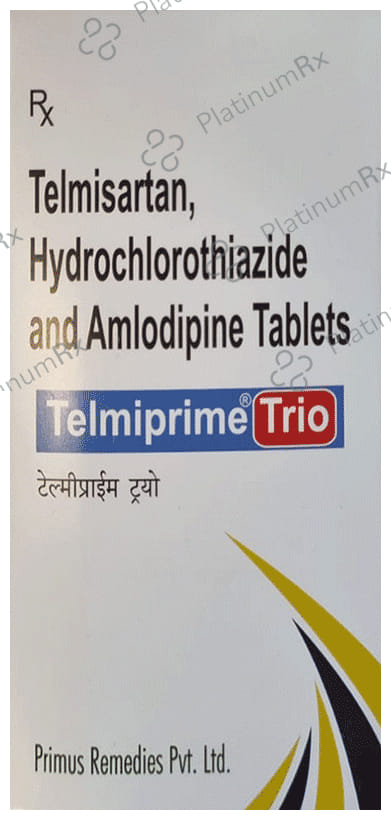 Telmiprime Trio 40/5/12.5mg Tablet 10s