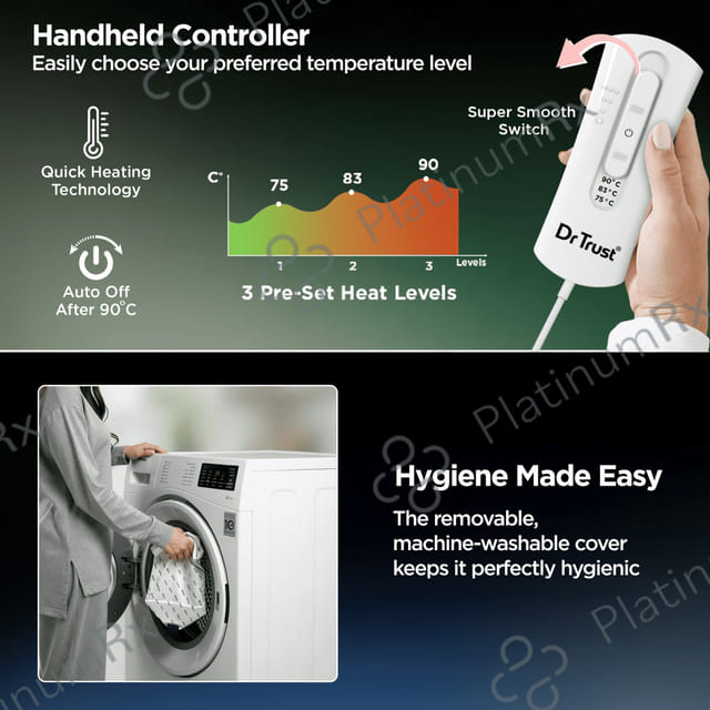 Dr Trust USA Thermorelief Heating Pad Regular 3101