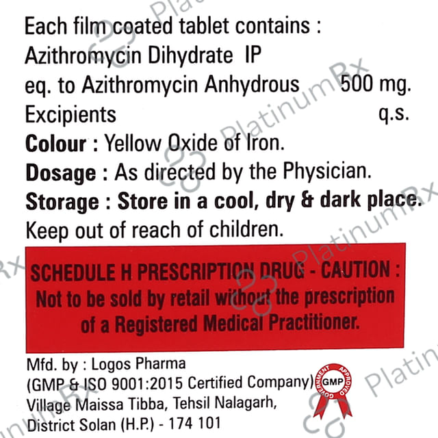 Aziron 500 Tablet 3 tablets