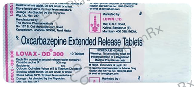 Lovax OD 300mg Tablet ER 10s