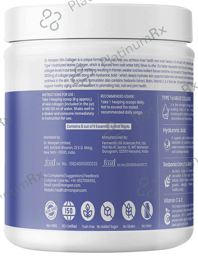 Dr. Morepen Skin Collagen Powder Pineapple