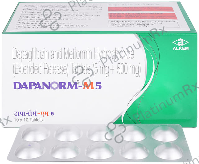 Dapanorm M 5/500mg Tablet 10s