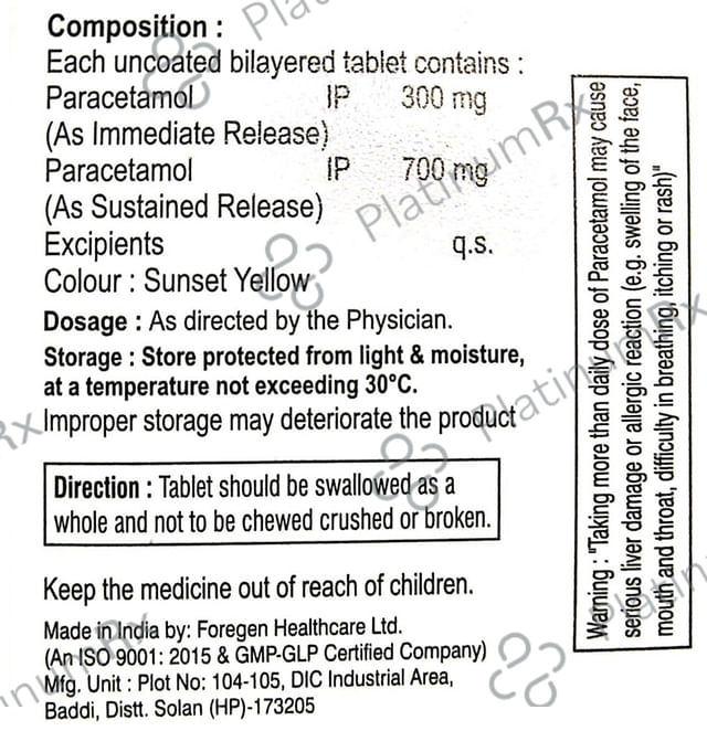 Sifetor 1GM SR Tablet