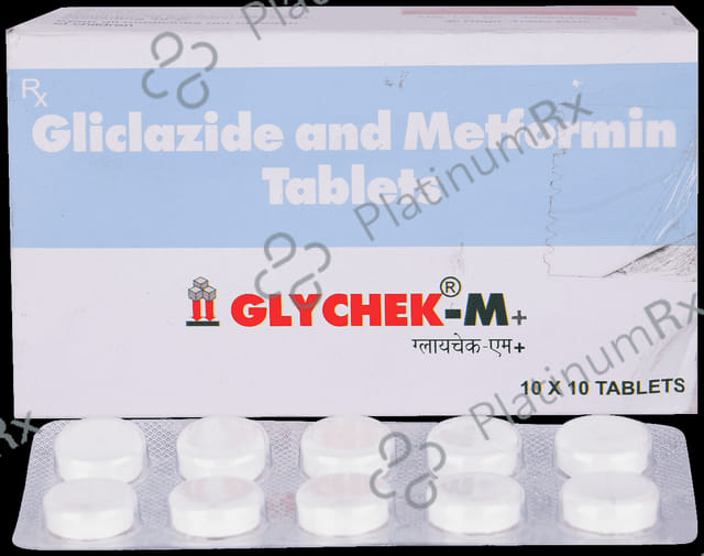 Glychek M Plus 40/500mg Tablet 10s