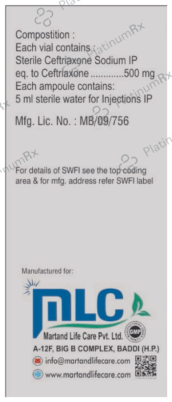 Ceftamart 0.5gm Injection