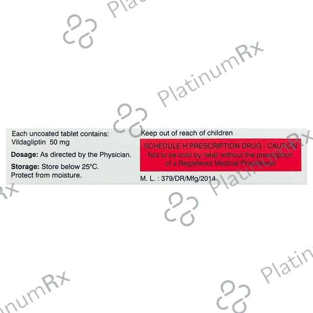 Vildanat 50mg Tablet 14s
