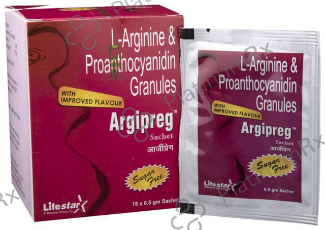 Argipreg 3000/75mg Sugar Free Sachet Granules 6.5gm