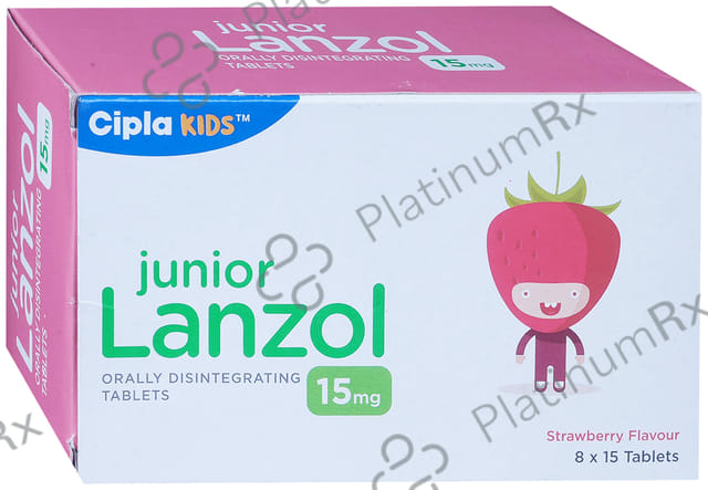 Junior Lanzol 15mg Tablet DT 15s