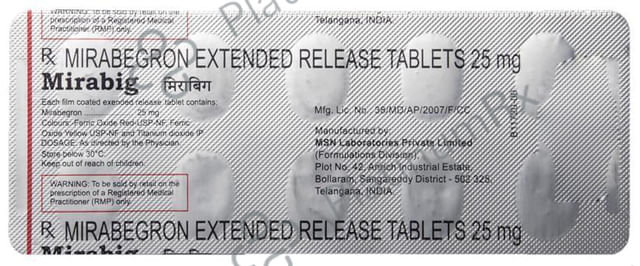 Mirabig ER 50mg Tablet 10s