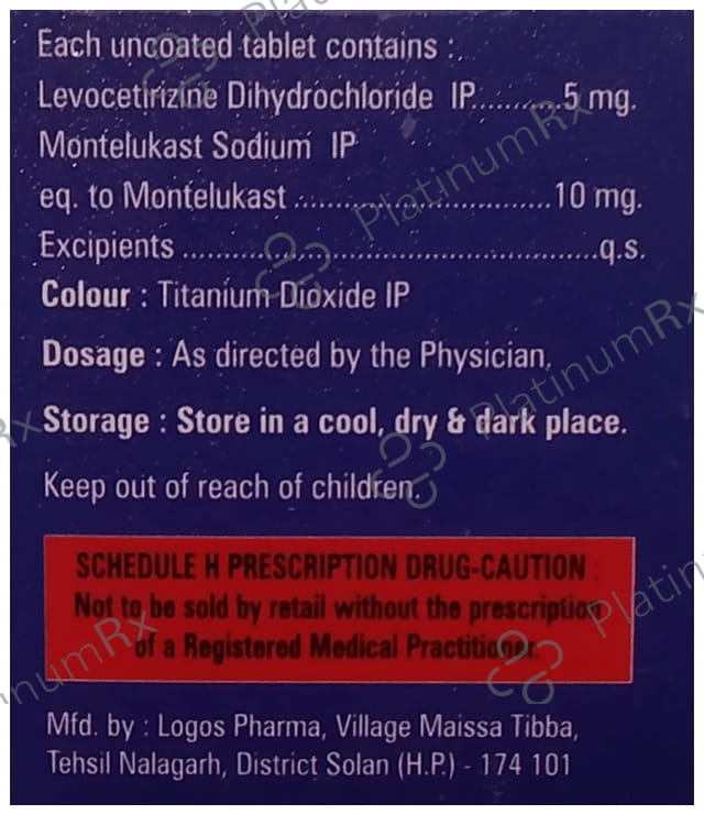 D Kalt M 5/10mg Tablet 10s