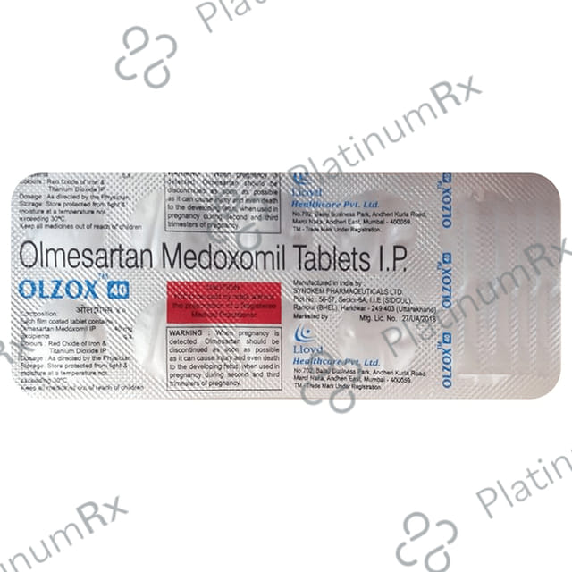 Olzox 40mg Tablet 10s