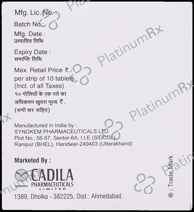 Tenali M 500/20mg Tablet ER 10s