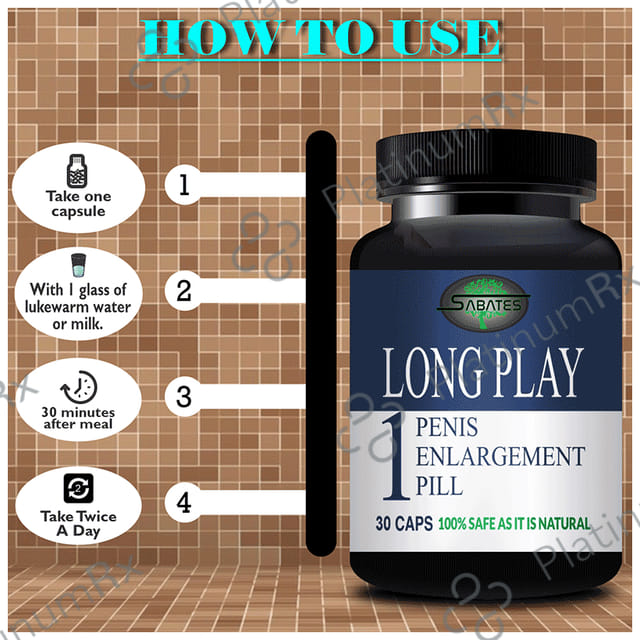 Sabates Long Play Capsule 30 capsules