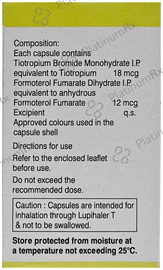 Tiomate 12/18mcg Transcaps 30s