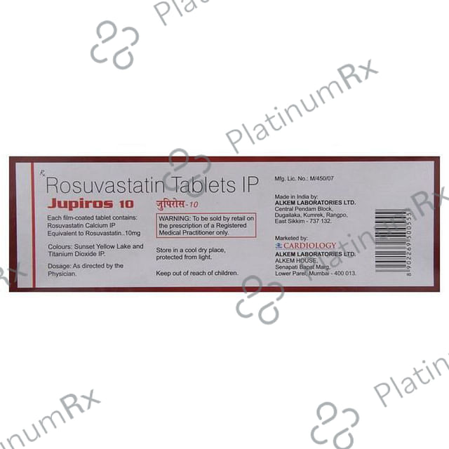 Jupiros 10mg Tablet 15s