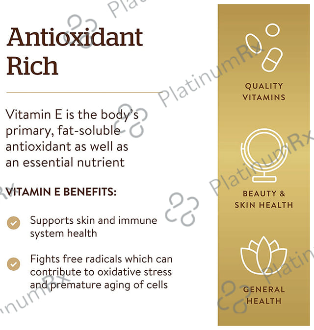 Solgar Naturally Sourced Vitamin E 268mg 400IU Softgel 250s