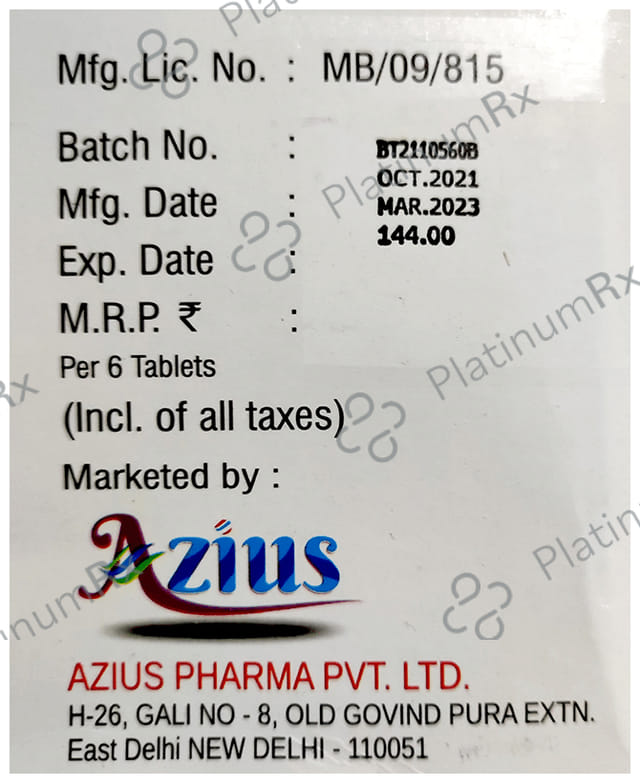 Azicilin-CV 625 Tablet