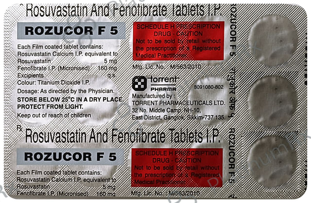Rozucor F 5/160mg Tablet 15s