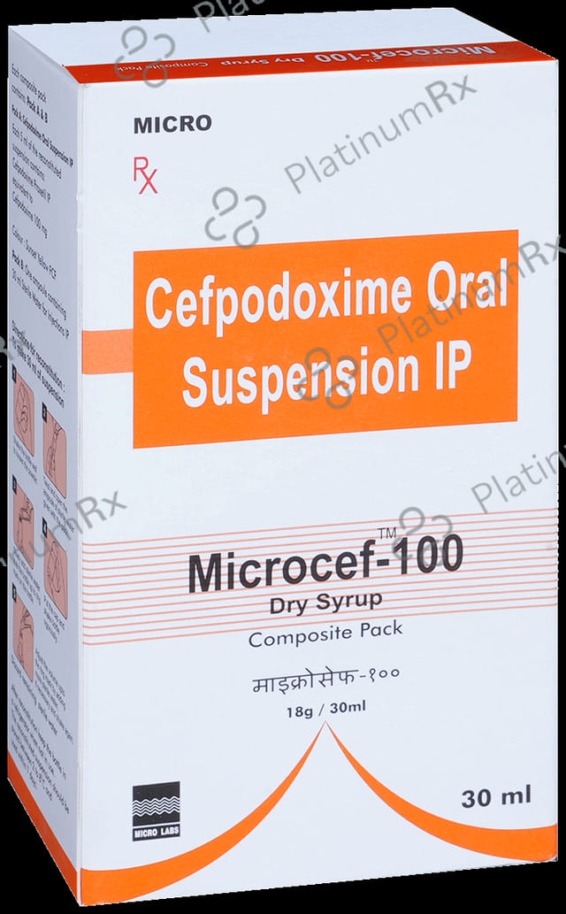 Microcef 100mg Oral Suspension 30ml