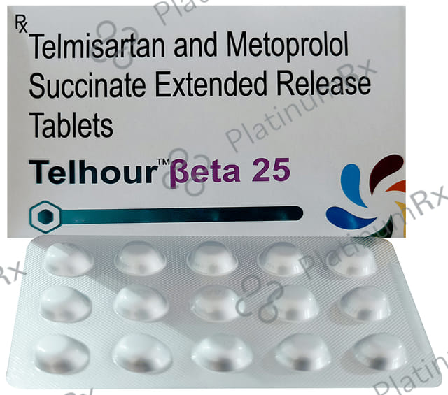 Telhour Beta 25/40mg Tablet 15s