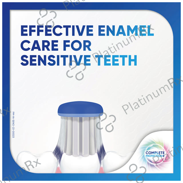 Sensodyne Toothbrush Complete Protection + Toothbrush with Flexible Neck for 48% Better Cleaning with Soft Tapered Bristles