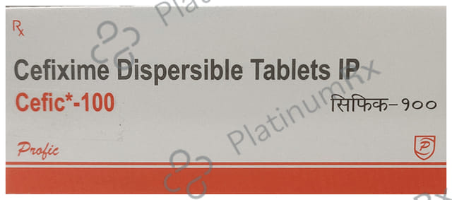 Cefic 100mg Tablet DT 10s