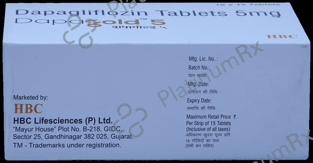 Dapagold 5mg Tablet 15s
