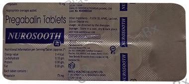 Nurosooth 75mg Tablet