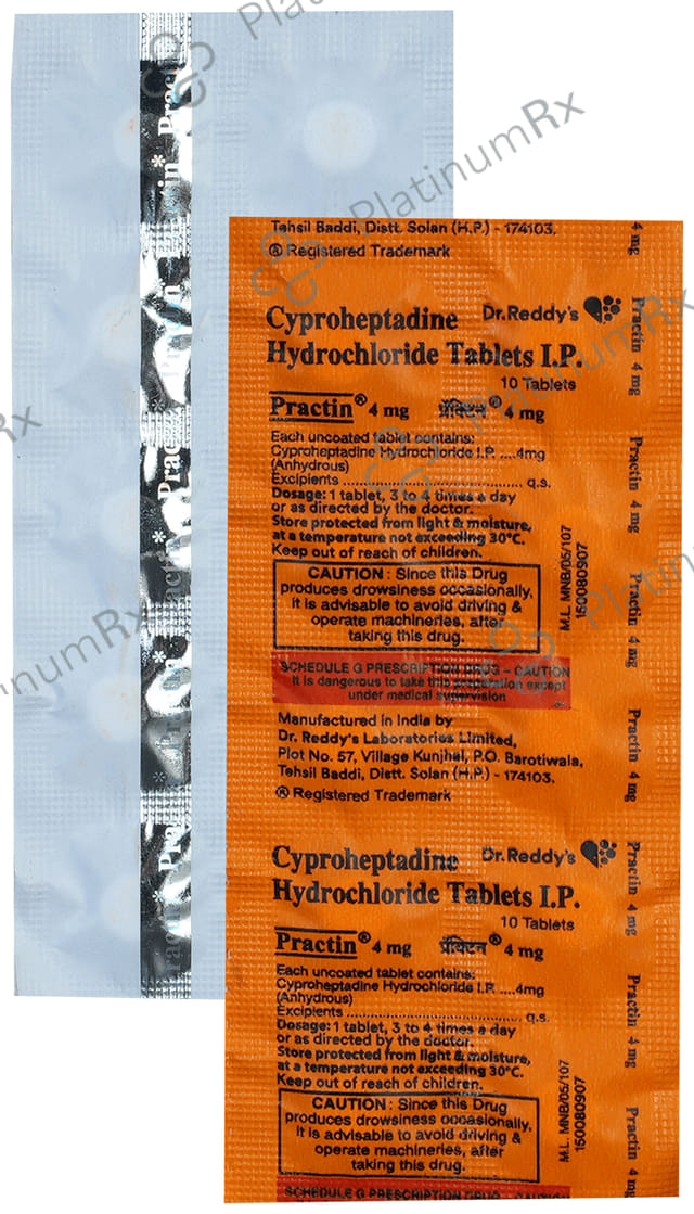Practin 4mg Tablet 10s