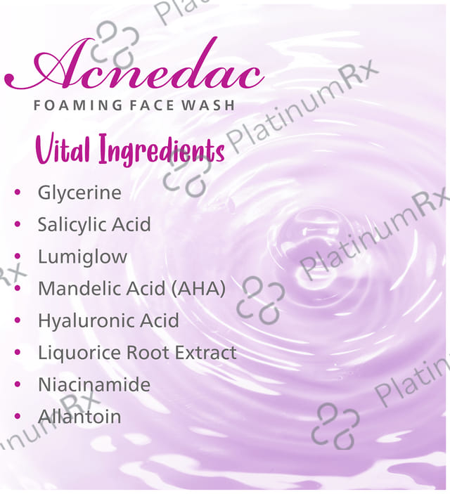 Acnedac PH 5.5 Foaming Face Wash