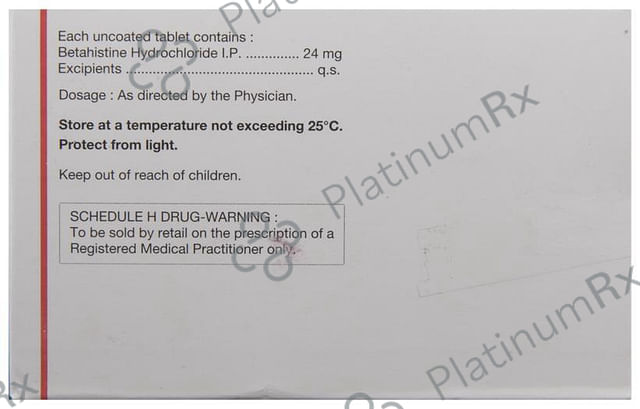 Vertin 24mg Tablet 15s