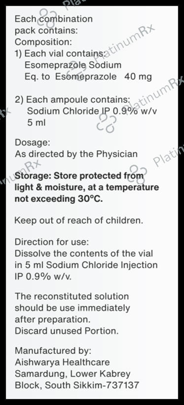 Notacid 40mg Injection