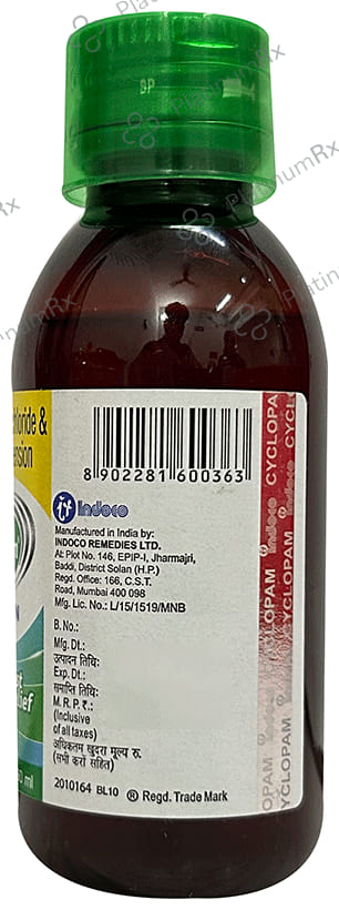 Cyclopam 10/40mg Fast Relief Suspension 60ml