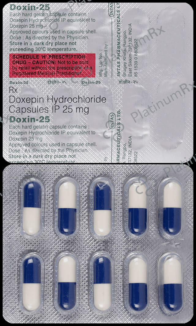 Doxin 25mg Capsule 10s