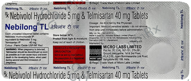 Nebilong TL 5/40mg Tablet 10s